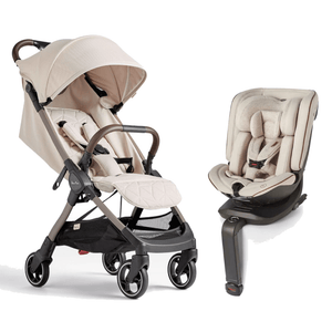 Silver Cross compact strollers Silver Cross Clic Stroller with Motion Car Seat - Almond/Almond