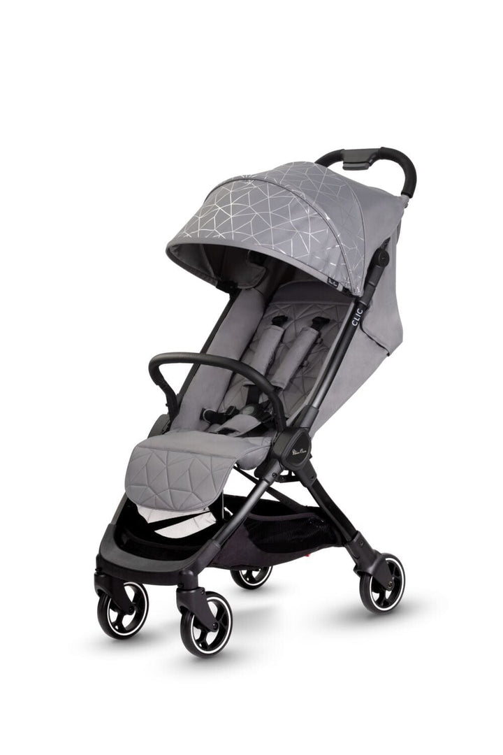 Silver Cross compact strollers Silver Cross Clic Stroller with Motion Car Seat - Grey/Glacier