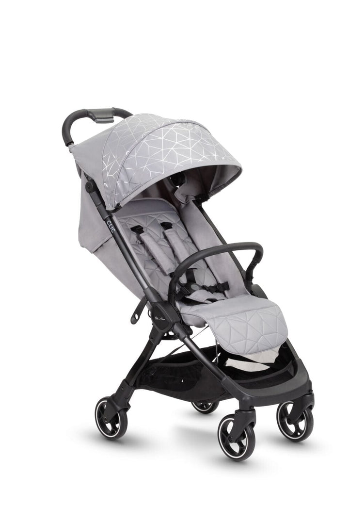 Silver Cross compact strollers Silver Cross Clic Stroller with Motion Car Seat - Grey/Space