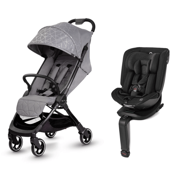 Silver Cross compact strollers Silver Cross Clic Stroller with Motion Car Seat - Grey/Space