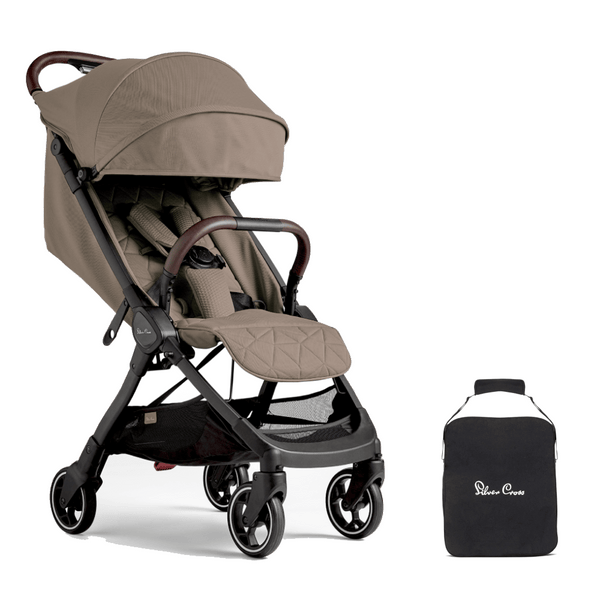 Silver Cross compact strollers Silver Cross Clic Stroller with Travel Bag - Cobble