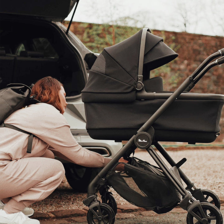 Silver Cross Prams & Pushchairs Silver Cross Dune 2 with First Bed Folding Carrycot - Mocha