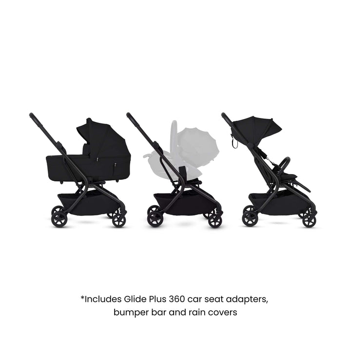 Silver Cross Prams & Pushchairs Silver Cross Nia Stroller & Carrycot - Onyx