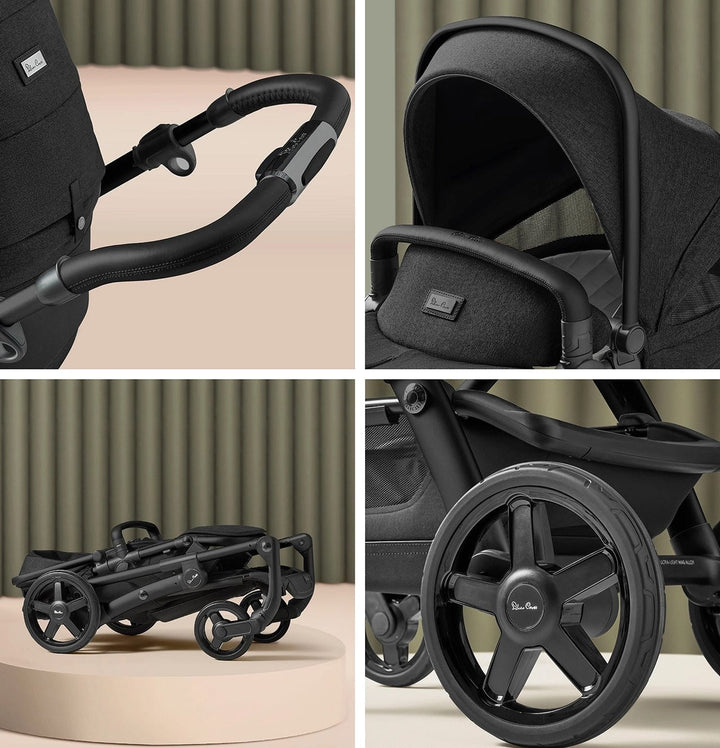 Silver Cross prams & pushchairs Silver Cross Wave 3 Pushchair - Onyx