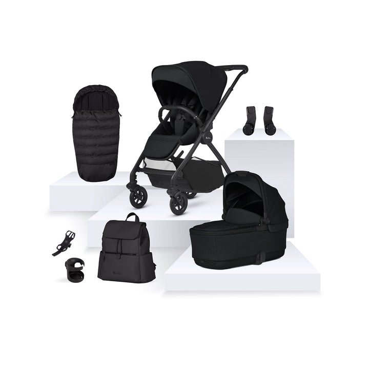 Silver Cross Pushchairs Silver Cross Dune 2 with First Bed Carrycot and Accessory Pack - Space