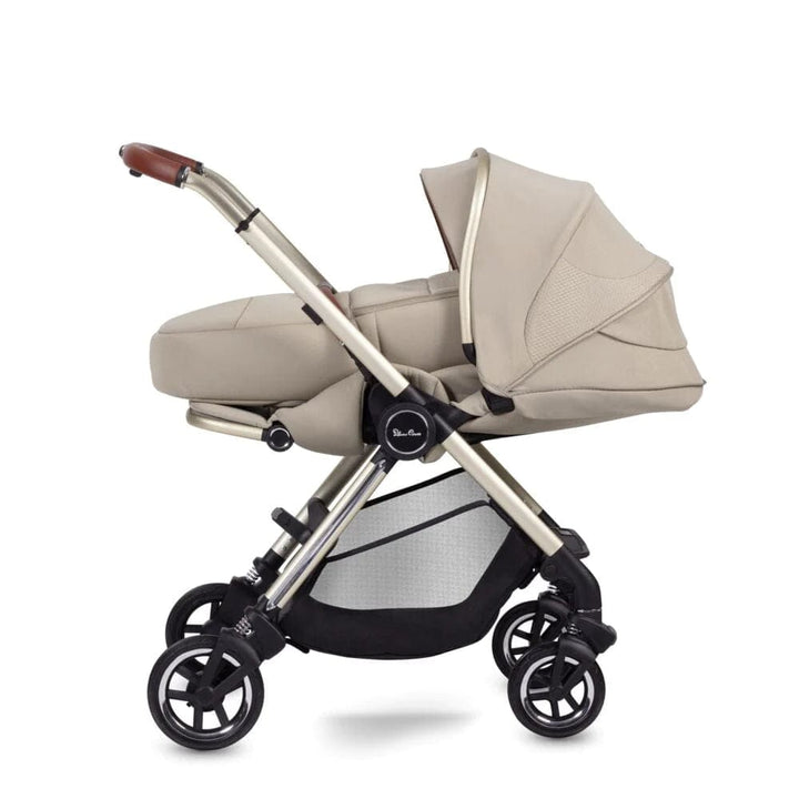 Silver Cross Pushchairs Silver Cross Dune with Newborn Pod and Pebble 360 PRO Travel Pack - Stone