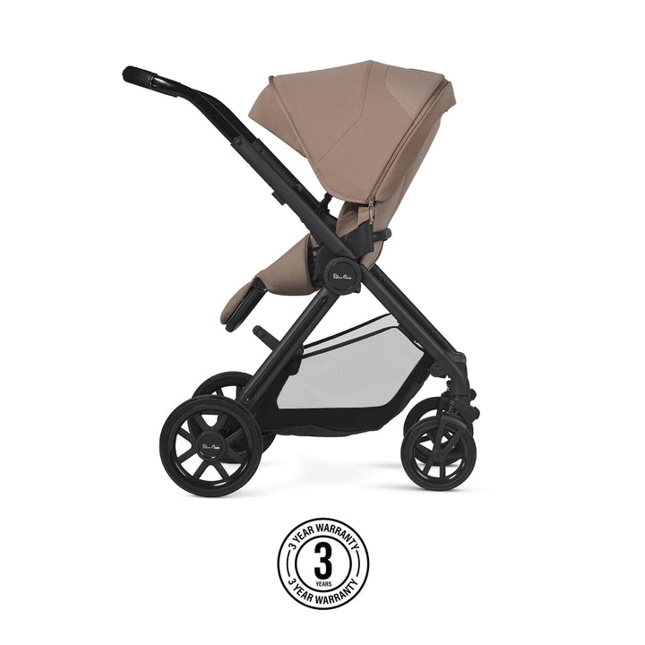 Silver Cross Pushchairs Silver Cross Reef 2 with First Bed Folding Carrycot - Mocha