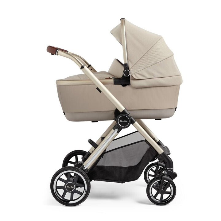 Silver Cross Pushchairs Silver Cross Reef with First Bed Folding Carrycot - Stone