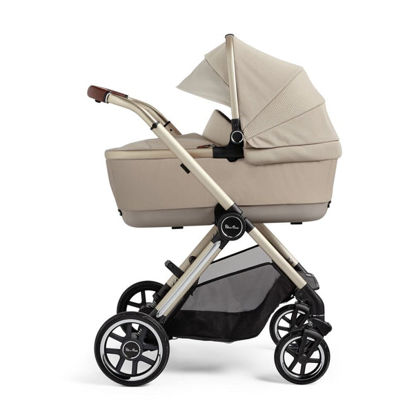 Silver Cross Pushchairs Silver Cross Reef with First Bed Folding Carrycot - Stone