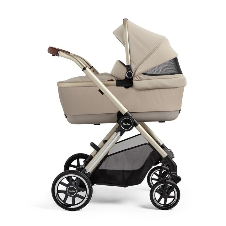 Silver Cross Pushchairs Silver Cross Reef with First Bed Folding Carrycot - Stone