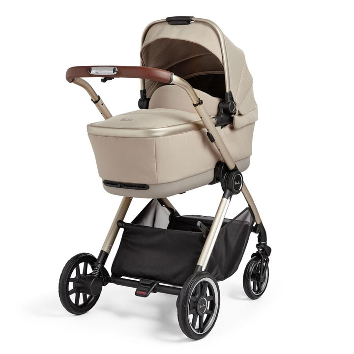 Silver Cross Pushchairs Silver Cross Reef with First Bed Folding Carrycot - Stone