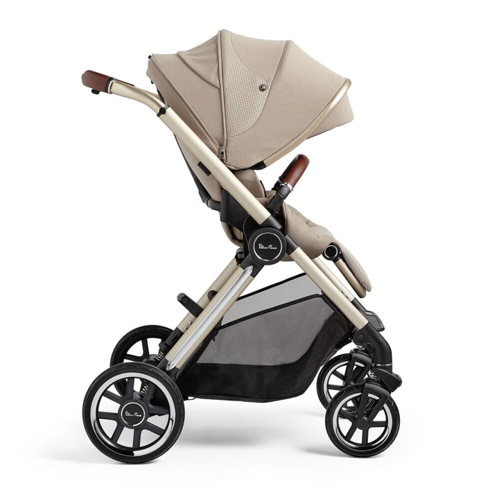 Silver Cross Pushchairs Silver Cross Reef with First Bed Folding Carrycot - Stone