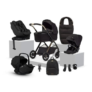 Silver Cross Travel Systems Iconic Black Silver Cross Reef 2 Special Edition Ultimate Family 360 Bundle - Espresso