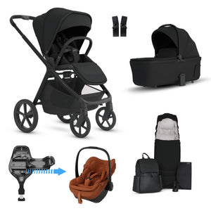 Silver Cross Travel Systems Silver Cross Cove 2 (Pebble Slide Pro) Travel System - Onyx/Copper Terra