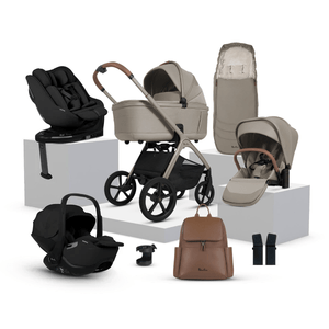 Silver Cross Travel Systems Silver Cross Cove Ultimate 360 Family Bundle - Champagne/Iconic Black