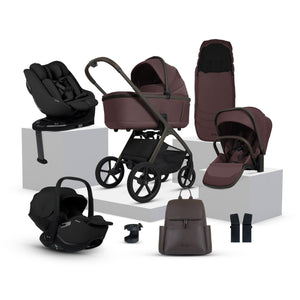 Silver Cross Travel Systems Silver Cross Cove Ultimate 360 Family Bundle - Damson