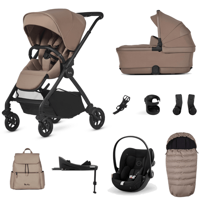 Silver Cross Travel Systems Silver Cross Dune 2 Ultimate (Cloud G) Bundle - Mocha