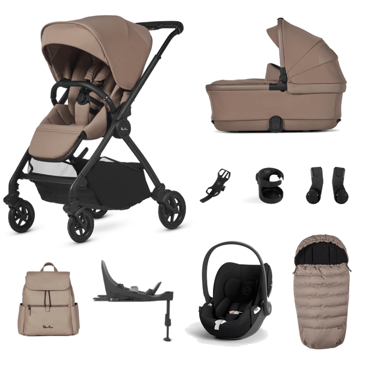 Silver Cross Travel Systems Silver Cross Dune 2 Ultimate (Cloud T) Bundle - Mocha