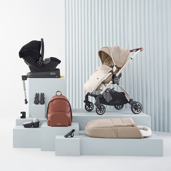 Silver Cross Travel Systems Silver Cross Dune with Newborn Pod and Ultimate Pack - Stone