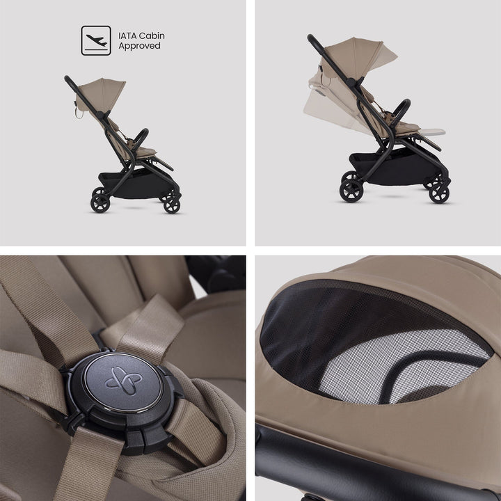 Silver Cross Travel Systems Silver Cross Nia (Glide Plus 360) Travel System - Champagne