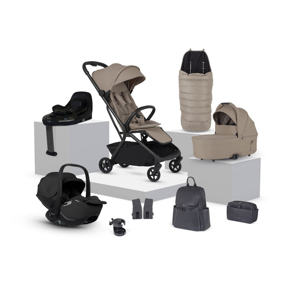 Silver Cross Travel Systems Silver Cross Nia (Glide Plus 360) Travel System with Accessories - Champagne