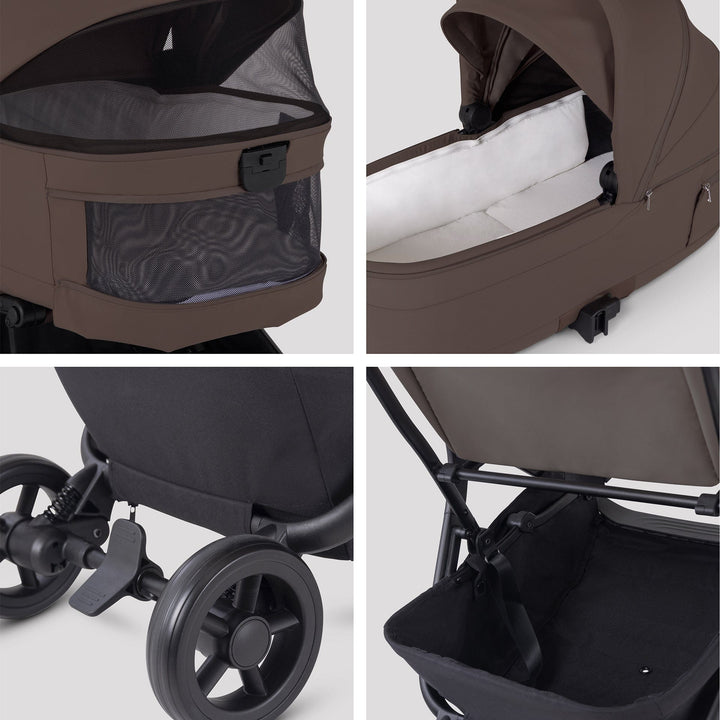 Silver Cross Travel Systems Silver Cross Nia (Glide Plus 360) Travel System with Accessories - Chocolate