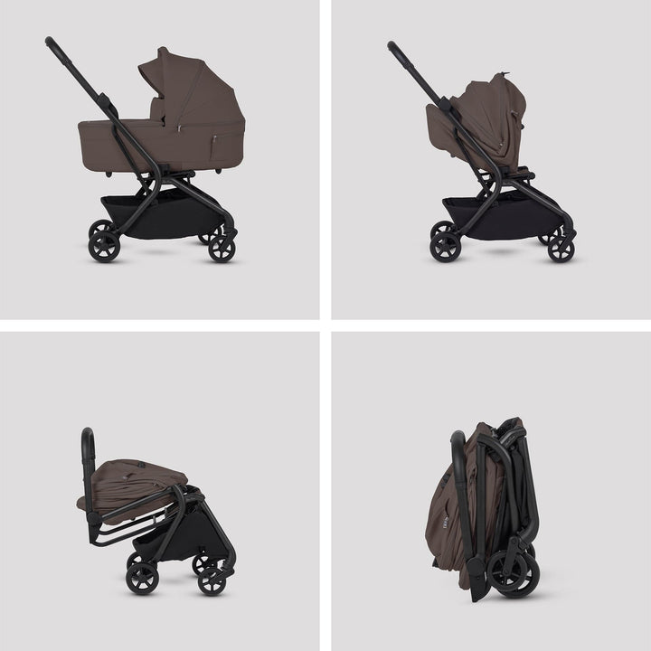 Silver Cross Travel Systems Silver Cross Nia (Glide Plus 360) Travel System with Accessories - Chocolate