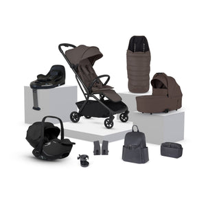 Silver Cross Travel Systems Silver Cross Nia (Glide Plus 360) Travel System with Accessories - Chocolate