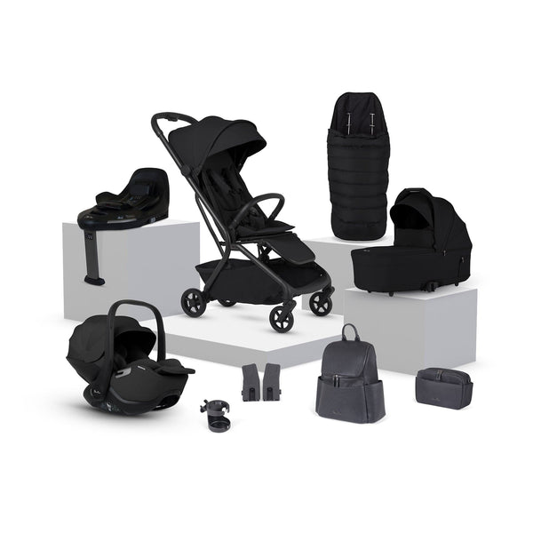 Silver Cross Travel Systems Silver Cross Nia (Glide Plus 360) Travel System with Accessories - Onyx