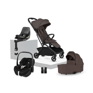 Silver Cross Travel Systems Silver Cross Nia (Pebble 360 PRO2, NON-Slide) Travel System - Chocolate