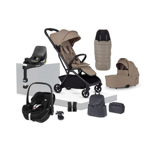 Silver Cross Travel Systems Silver Cross Nia (Pebble 360 PRO2, Non-Slide) Travel System with Accessories - Champagne