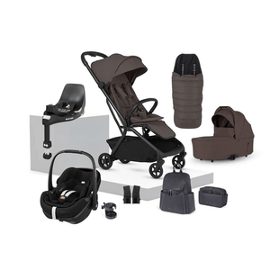 Silver Cross Travel Systems Silver Cross Nia (Pebble 360 PRO2, Non-Slide) Travel System with Accessories - Chocolate