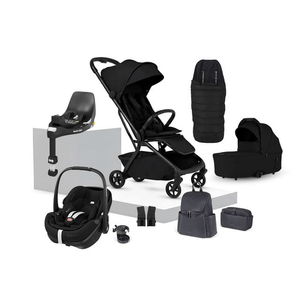 Silver Cross Travel Systems Silver Cross Nia (Pebble 360 PRO2, Non-Slide) Travel System with Accessories - Onyx