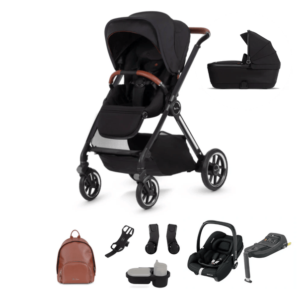 Silver Cross Travel Systems Silver Cross Reef with First Bed Folding Carrycot and Cabriofix i-Size Ultimate Pack - Orbit