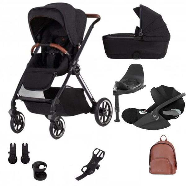 Silver Cross Reef with First Bed Folding Carrycot and Cloud T Ultimate Pack - Orbit