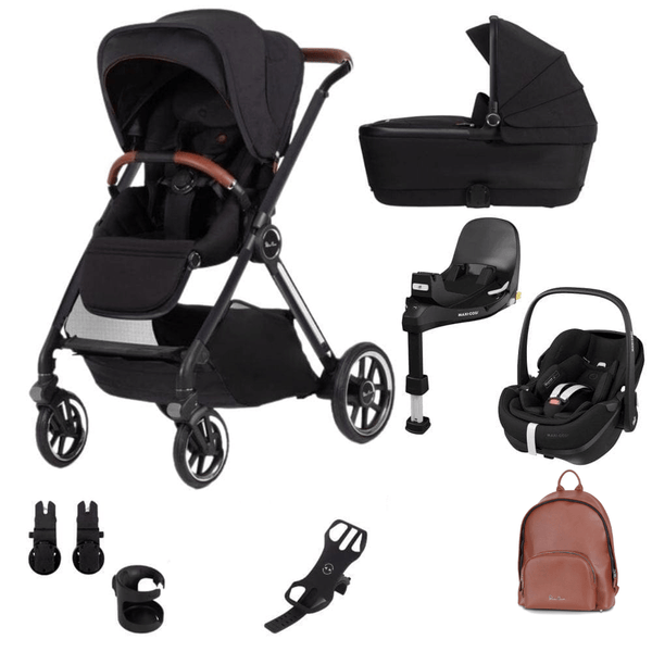 Silver Cross Travel Systems Silver Cross Reef with First Bed Folding Carrycot and Pebble 360 PRO 2 Ultimate Pack - Orbit