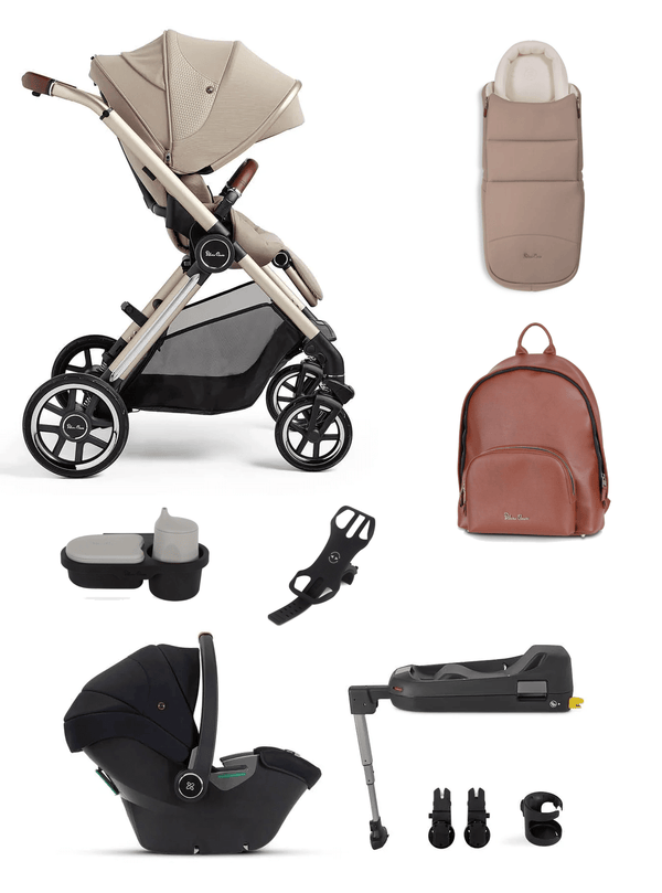 Silver Cross Travel Systems Silver Cross Reef with Newborn Pod and Ultimate Pack - Stone