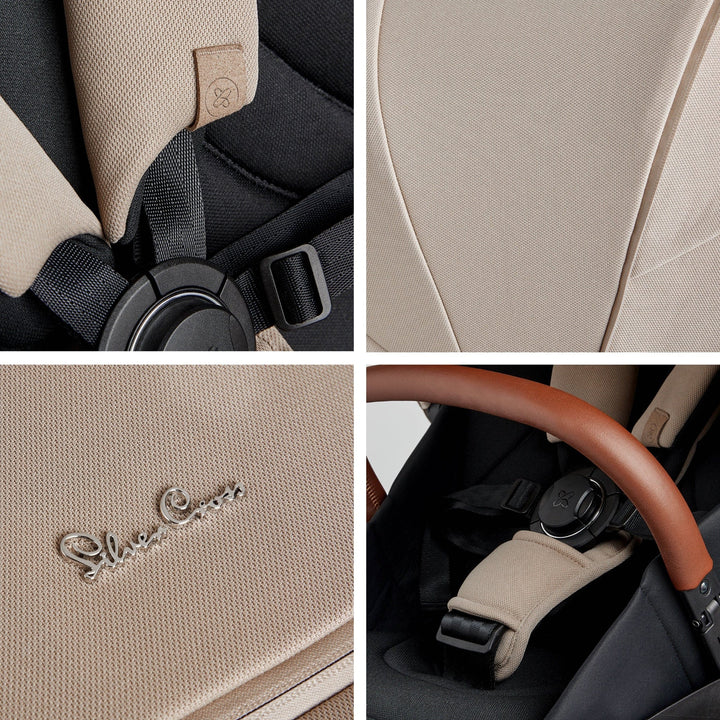 Silver Cross Travel Systems Silver Cross Tide and Dream i-Size Car Seat - Stone