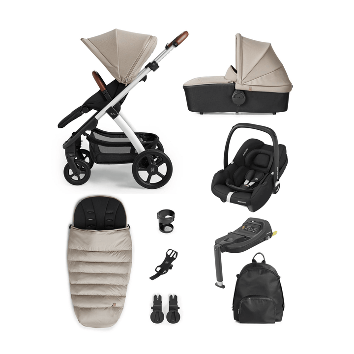 Silver Cross Travel Systems Silver Cross Tide, Cabriofix i-Size Complete Travel System - Stone