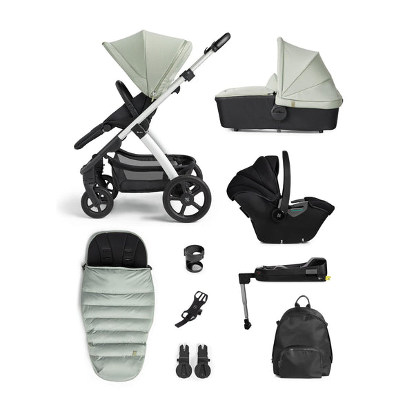 Silver Cross Travel Systems Silver Cross Tide, Dream i-Size Complete Travel System - Sage