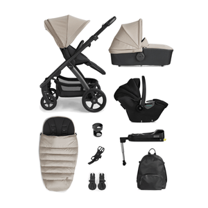 Silver Cross Travel Systems Silver Cross Tide (Dream i-Size) Travel System - Stone (with Base)