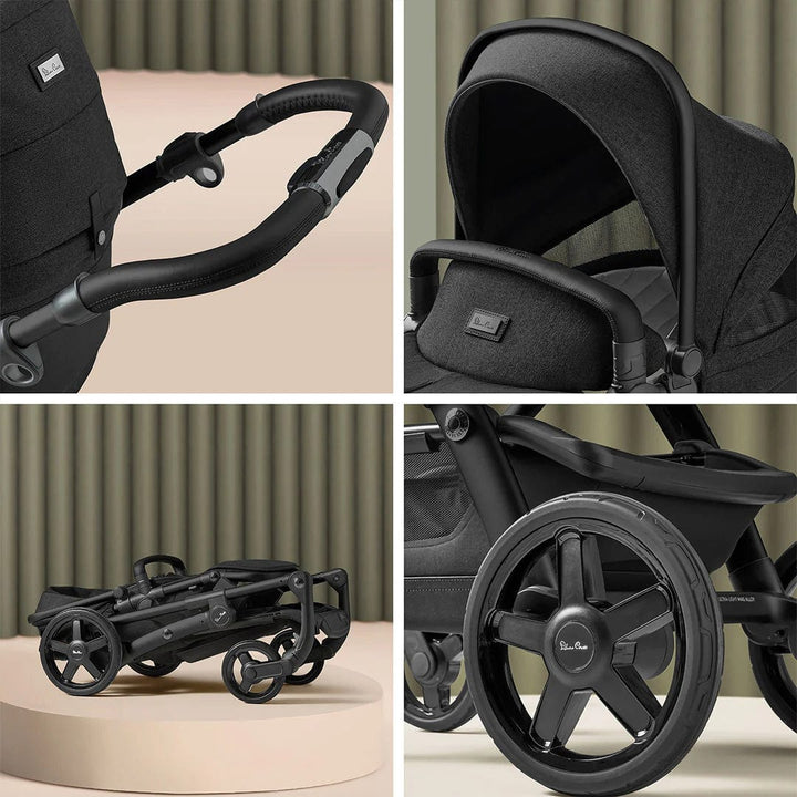 Silver Cross Travel Systems Silver Cross Wave 3 Pushchair Ultimate Bundle - Onyx