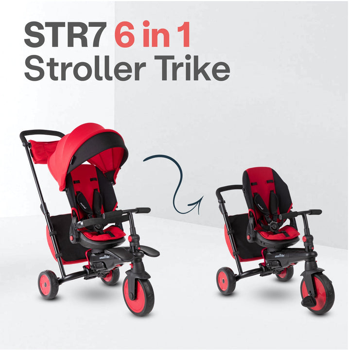 SmarTrike compact strollers SmarTrike Folding Trike / Stroller STR7 - Red