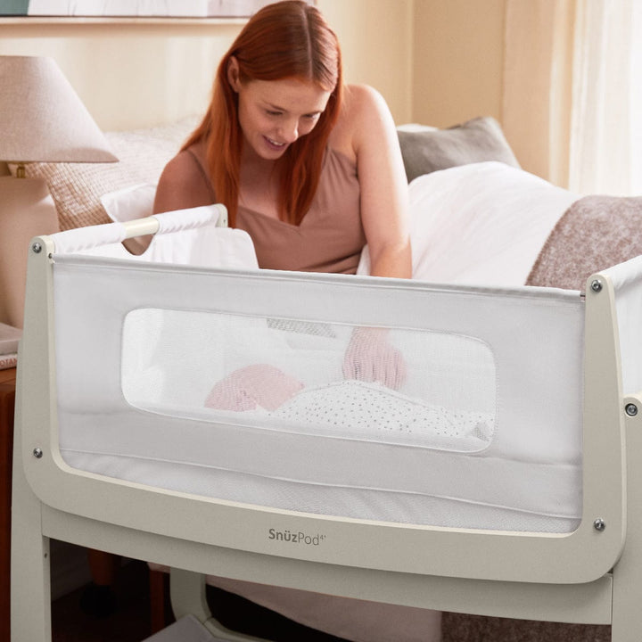 Snuz Bedside Cribs SnuzPod 4 Bedside Crib - Barley