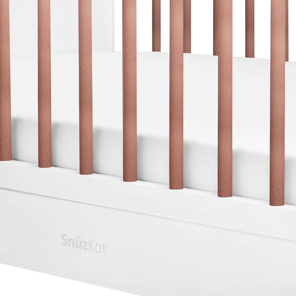 SnuzKot Skandi Cot Bed Rose Gold UK Baby Centre