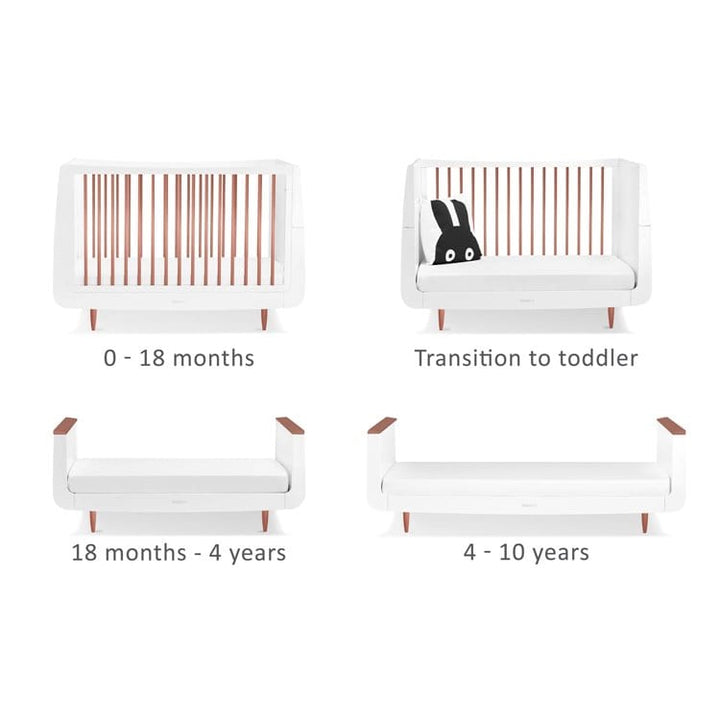 Snuz Cot Beds SnuzKot Skandi Cot Bed – Rose Gold