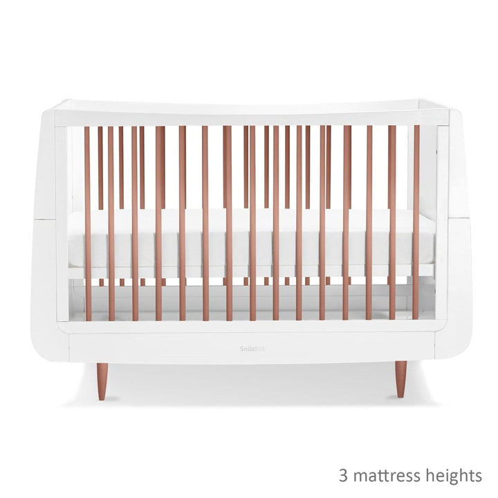 Snuz Cot Beds SnuzKot Skandi Cot Bed – Rose Gold