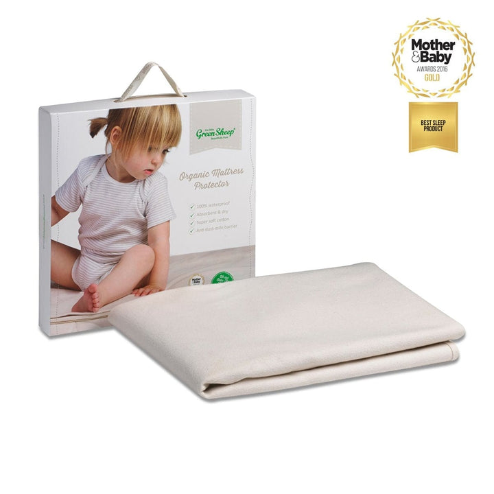 The Little Green Sheep Mattress Protectors The Little Green Sheep Waterproof Mattress Protector to fit SnuzKot - 68x117cm