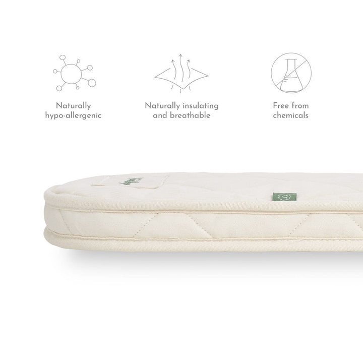 The Little Green Sheep Mattresses Little Green Sheep Natural Carrycot Mattress to fit UPPAbaby Vista/Cruz V2