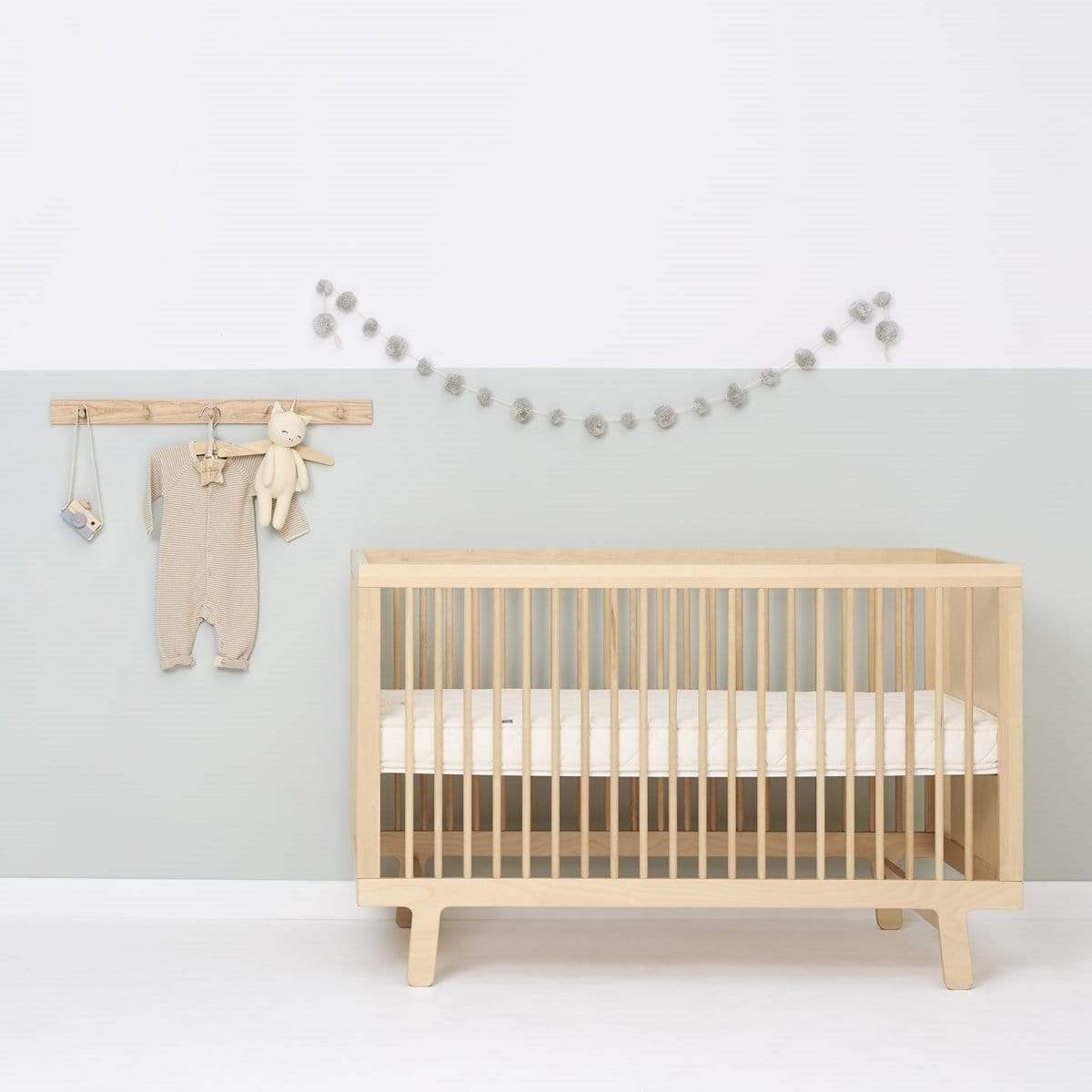 Little Green Sheep Natural Twist Cot Bed Mattress 70x140cm UK Baby Centre